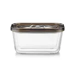 Caso VacuBoxx Eco M stiklinis vakuuminis indas su plastikiniu dangteliu, 0,8 l, skaidrus