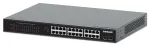 Intellinet 24-Port Gigabit Ethernet PoE+ Switch su 2 SFP prievadais IEEE 802.3at/af (PoE+/PoE), PoE galios biudžetas 370 W, du 1G SFP lizdai, 19 colių montavimas stelaže