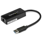 StarTech.com USB 3.0 į Gigabit Ethernet adapteris su USB prievadu - juodas