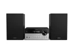 Mikro sistema namams Philips TAM4205M2/12 &ndash; 80 W RMS, 2 krypčių garsiakalbiai, Bluetooth, FM, LED ekranas, diskų dėklas (Juoda/Sidabrinė)