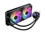 ASUS ROG STRIX LC II 280 ARGB procesoriaus vandens au&scaron;intuvas 14 cm juodas