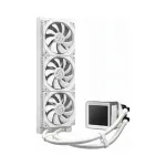 ASROCK Steel Legend 360 LCD skystu au&scaron;intuvas su 360 mm radiatoriumi ir RGB ekranu