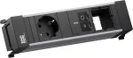 Bachmann BM0024291 maitinimo rėmelis su 1x CEE7/3, 1x USB-C PD 45W, 1x CM kabeliu L=0,2m