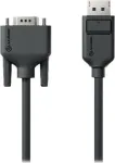 Alogic EL2DPVGA-02 - 2 m - DisplayPort - VGA (D-Sub) - Ki&scaron;tukas - Ki&scaron;tukas - tiesus - DisplayPort į VGA laidas &ndash; Elements serija &ndash; 2 m