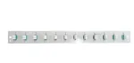 EFB Elektronik SB-FP-12SC-S-OM4 priekinė panelė su 12 LC Duplex jungčių OM4, pilka, 1U