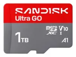SanDisk Ultra GO microSDXC atminties kortelė, 1 TB, UHS-I, iki 190 MB/s, SDSQUGN-1T00-GN6MN