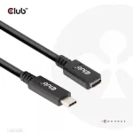 CLUB3D USB Gen1 tipo C ilginimo kabelis 5Gbps 60W(20V/3A) 4K60Hz M/F 2m