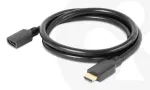Club 3D CAC-1322 Ultra High Speed HDMI 2.1 ilginamasis kabelis, 4K, M/F, 1 m, juodas