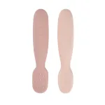 Beaba 2 vnt. silikoninių pirmųjų &scaron;auk&scaron;telių ir dantukų dygimo žaisliukų rinkinys Cotton Candy/Sorbet