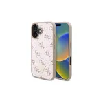 Guess GUHCP16SPG4GPH kietas dėklas, skirtas Apple iPhone 16 6,1 colio, baltas, 4G Triangle