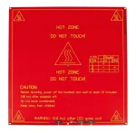 ALLNET 4duino 3D spausdintuvo &scaron;ildomas stalas kvadratinis 215mm 12V/24V, skirtas RepRap Mendel (ALL_KS_hotbed_square)