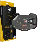 smart.engineered SE-DCP-2-0102-0030-1-M ekrano apsauginė plėvelė Ducati Multistrada 950/1200/1260 2015+ ir Multistrada V2(s) 2020+ kokpitų ekranams - permatoma