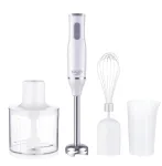 Adler AD 4620 panardinamasis trintuvas (rinkinys), 800 W, 2 greičiai, smulkintuvas 450 ml, indas 750 ml, plakiklis, baltas