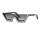 Philipp Plein moteri&scaron;ki akiniai nuo saulės SPP031S990700 juodas rėmelis UV400