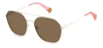 POLAROID Unisex PLD6172S10ASP Akiniai Nuo Saulės - Juodas Rėmelis, Pilki Lę&scaron;iai 57mm