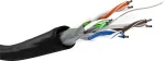 Tinklo kabelis Goobay CAT 6 U/UTP 100m Juodas
