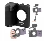 ULANZI CG02 Smartfono Laikiklis su Bluetooth Nuotolinio Valdymo Pulteliu ir LED &Scaron;viesa