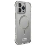 Skinarma Saido Dėklas, skirtas iPhone 16 Pro 6,3 colio, su magnetiniu įkrovimu, titano spalvos