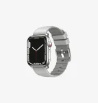 UNIQ Linus Airosoft Silicone Strap for Apple Watch 38/40/41mm - Chalk Grey