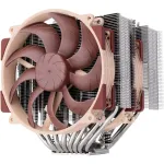 Oro au&scaron;intuvas Noctua NH-D15 G2 &mdash; dviejų ventiliatorių 140 mm CPU au&scaron;intuvas, varis, 12 V, 1500 aps./min. maks., suderinamas su LGA 1150/1151/1155/1156/1200/1700 ir AM4/AM5