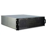 Inter-Tech 3U-30248 Rack Black, Nerūdijantis plienas
