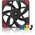 120 mm Noctua NF-A12x15 PWM plonas korpuso ventiliatorius, 15 mm storis, 12 V, PWM, 450&ndash;1850 RPM, 94,2 m&sup3;/h, 23,9 dB, SSO guolis