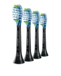 Philips C3 Premium Plaque Defence HX9044/33 4x juodi soninių dantų &scaron;epetėlių antgaliai