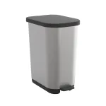 ROTHO Ribo Silver - pedalinis &scaron;iuk&scaron;lių kibiras &ndash; 35 l