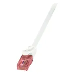 LOGILINK Patch kabelis Cat.6 U/UTP BC baltas, 20m PrimeLine