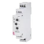 CRME-101 daugiafunkcinis laiko relė, 10 funkcijų, 24-240V AC/DC, 1 C/O, DIN bėgelis