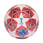 adidas Womens UCL 25/26 Final League futbolo kamuolys, 5 dydis, baltas/raudonas JW1326