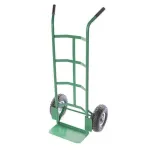 Sack Truck HT008 150 kg sulankstomas plieninis vežimėlis su vientisomis guminėmis ratukais, juodas/raudonas