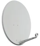 CORAB AS-80-PRO 80 cm offsetinė palydovinė antena, cinkuotas plienas, &scaron;viesiai pilka