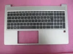 HP ProBook 450/455 G6/G7 vir&scaron;utinis dangtis su prancūzi&scaron;ka AZERTY klaviatūra, be i&scaron;maniosios kortelės skaitytuvo, Natural Silver