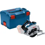 Bosch GKS 18V-57-2 Professional akumuliatorinis diskinis pjūklas Solo (165 mm diskas, 18 V, be&scaron;epetėlinis, L-BOXX dėžėje)