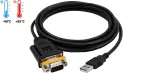 EXSYS EX-1311-2T USB 2.0 į RS-232 serijinis adapterio kabelis su FTDI lustu, 0,8 m, juodas