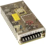 MEAN WELL RD-125B 125W dvigubos i&scaron;ėjimo įtampos AC/DC maitinimo &scaron;altinis 5V 15A ir 12V 8A, uždarame korpuse, tvirtinamas prie &scaron;asi