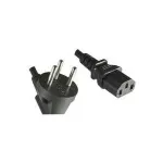 MicroConnect PE010418ISRAEL maitinimo laidas Type H &ndash; C13, 1,8 m, juodas