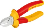 Įstrižiniai &scaron;oniniai pjovikliai Bosch Professional 160 mm VDE izoliuotos rankenos raudona/geltona