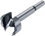Wolfcraft 1002000 Forstner grąžtų rinkinys, 5 vnt., 15&ndash;35 mm, anglinio plieno, dantytais a&scaron;menimis, plastikiniame dėkle
