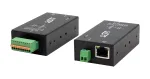EXSYS EX-6131-2POE PoE į RS-232 ir RS-422/485 serijinis įrenginių serveris su DIN bėgio ir sieninio tvirtinimo rinkiniu