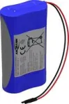 ANSMANN 1S2P Li-Ion akumuliatorių paketas 2x 18650 su kabeliu 3,6 V 7000 mAh 2447-3033-20