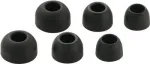Renkforce ausinių įdėklai in-ear ausinėms, 3 poros, juodi (RF-5044672)