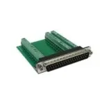 EXSYS EX-49035 D-SUB 37 kontaktų ki&scaron;tukas į 39 polių gnybtų bloko adapterį, žalia/sidabro spalvos