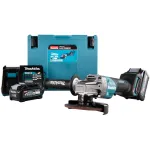 Makita GA013GM201 - Kampinis &scaron;lifuoklis - Belaidis - 125 mm - 2 akumuliatoriai, įkroviklis komplekte - 40 V