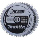 Makita Efficut B-57336-2 diskinis pjūklo a&scaron;menų komplektas, 165 x 20 mm, 56 dantų, 2 vnt.