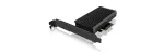 ICY BOX IB-PCI214M2-HSL PCIe 4.0 M.2 NVMe adapterio kortelė su au&scaron;intuvu
