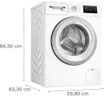 Bosch WAN2813APL Series 4 priekinio pakrovimo skalbyklė 8 kg 1400 aps/min balta