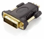 Equip DVI-D Dual Link į HDMI adapteris, DVI (24+1), HDMI A, juodas