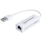Manhattan 506731 USB 2.0 į Fast Ethernet adapteris, USB į RJ45, 10/100 Mbps, baltas